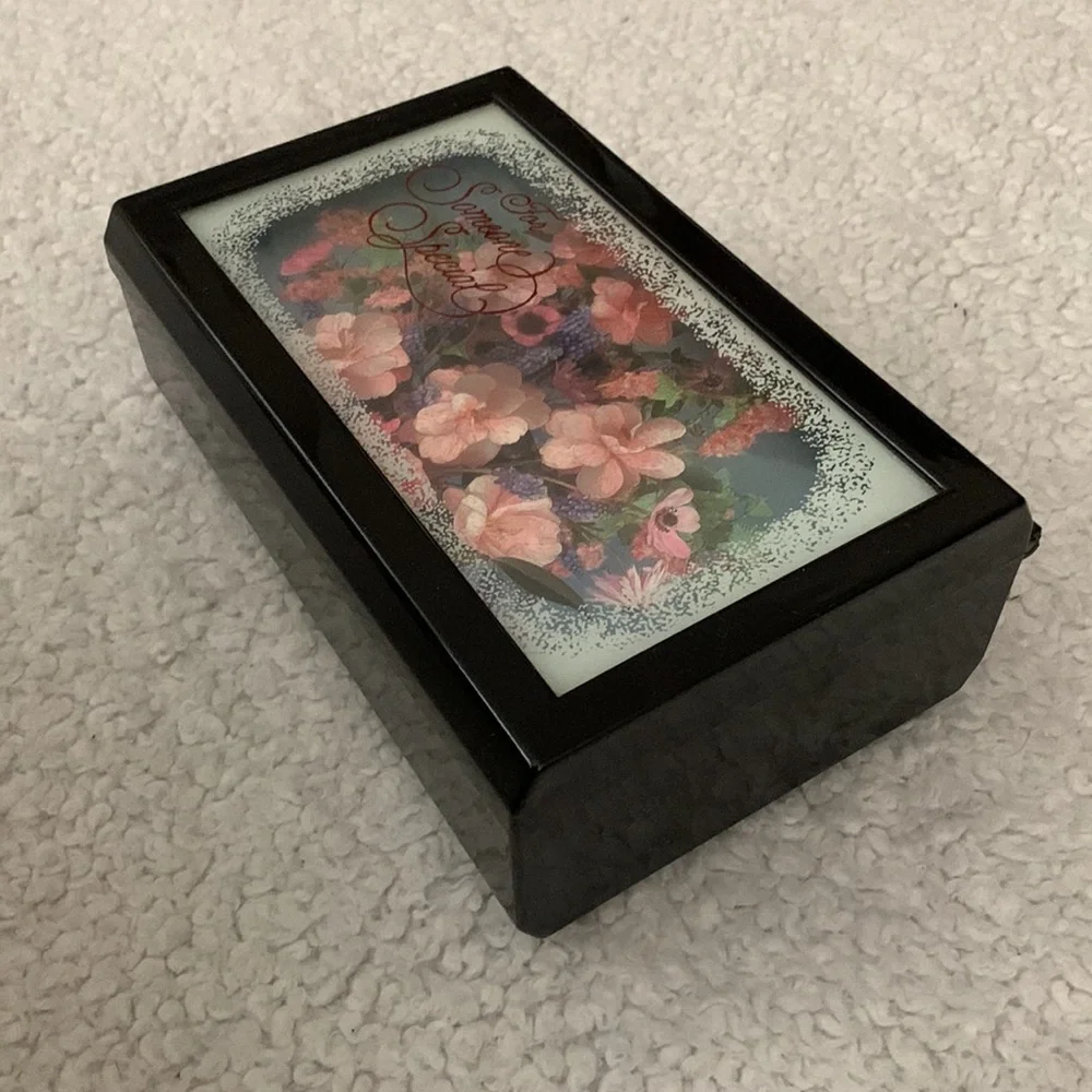 Vintage Für Elise Musical Jewelry Box